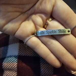 Silver Inspirational Bracelet